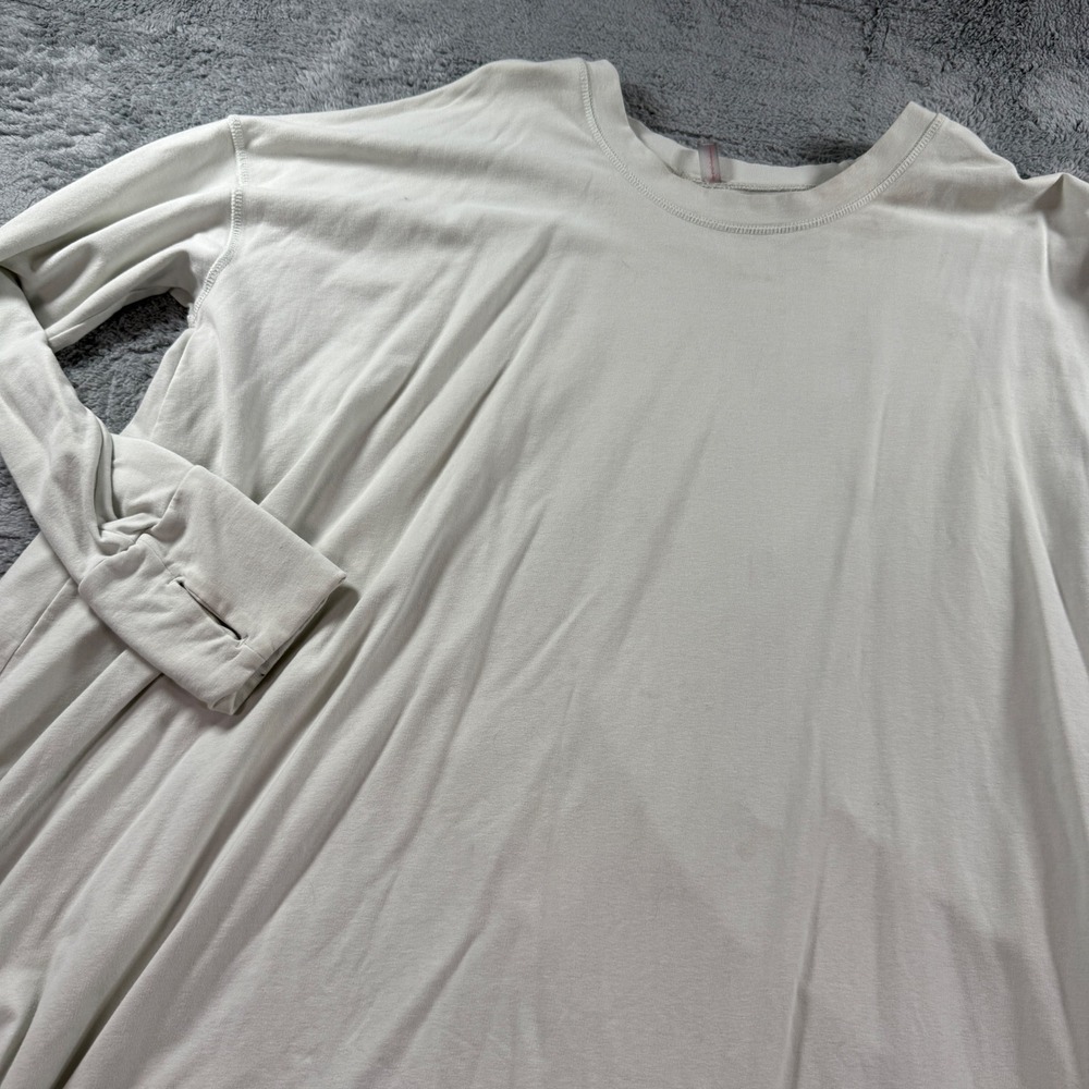 FP Movement Free People Womens XL Gray Long Sleeve Thumbhole Tunic Top Oversized